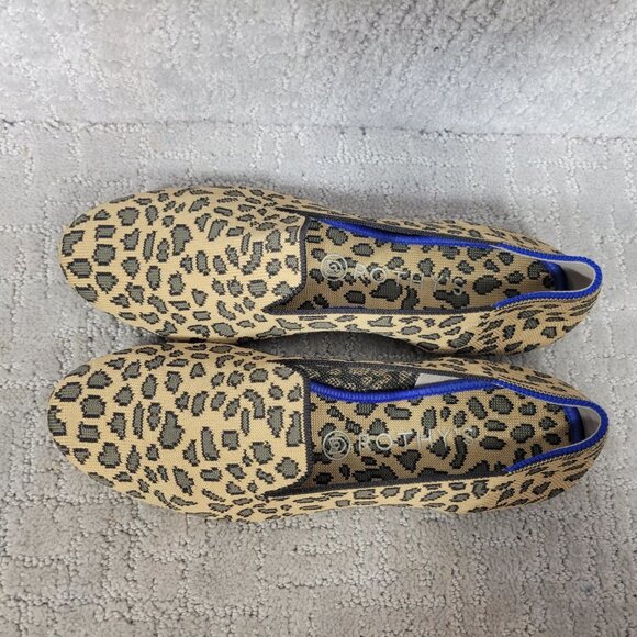 Rothy's The Loafer Womens Size US 9.5 Round Toe Spotted Leopard Slip On Shoes - Picture 10 of 12